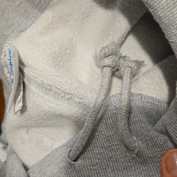 Champion Light Gray Joggers with Logo Men's LARGE - Picture 4 of 12